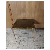 Vtg Folding Card Table