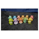 Eleven Carebear Figurines
