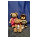 3 Collectible Boyds Bears