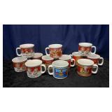12 Campbells Soup Mugs with Handles