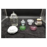 Clear Glass Candy Dishes and Misc