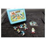 Smurfs Lunch Box & Figurines