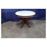 Oval Marble Top Table