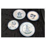 2 M. A. Hadley Plates & 1 Trivette