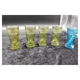 5 Cape Cod Verde Juice Glasses