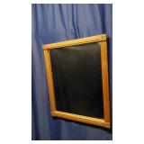 Wall Mirror With Oak Frame.