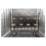 Fireplace Candle Display