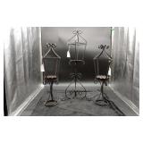 Three Candle Holders