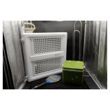 Bug Zapper, Green Cooler, and Childs Gate