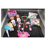 Two Disney Doc Mcstuffins Dolls & Accessories
