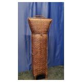 Hand-Woven Bamboo Rattan Basket