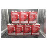 Seven Partial Cans of Coleman Fuel