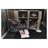 2 Hamilton Collection Porcelain Dolls