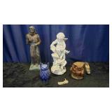 Two Resin Outdoor Lawn Ornaments