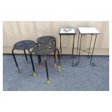 5 Metal Decorative Side Tables