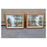 Two M. Scott Frame Paintings