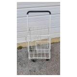 4 Wheel Metal Grocery Cart.