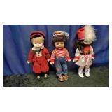 3 Plastic Baby Dolls