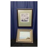 2 Framed Pictures