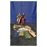 Two G.I Joe Clothes and Action Figures