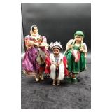 Greek Woman Dancer Figurine, Alpine Doll &
