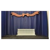 Wood Decorative Bow 56" & Wood Wall