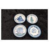 4 M. A Hadley 4" Plates