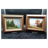 Two Framed Paintings