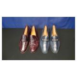 Two Pairs of Bally Loafers Mens Size 11.5