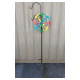 3 Sheperds Hook and Yard Art Whirly Gig
