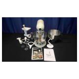 Vtg KitchenAid Mixer With Attachments