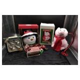 Two Boxes of Christmas Items