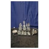 Various Glass Salt & Pepper shakers & Misc
