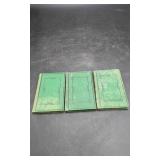 3 Miniature Hard Cover Books by Mrs. M. Harrison