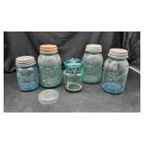 Atlas & Ball Blue Jars