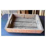 Orange Crush Wooden Crate