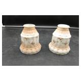 2 Glass Art Deco Globes.