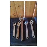 5 Crescent Wrenches