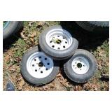 3 Trailer Tires & Wheels.
