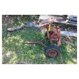 Ride Behind 2 Wheel Mower Trolley