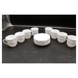 8 Arcopa Cups & Saucers.