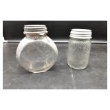 2 Jumbo Peanut Butter Class Jars