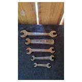 5 Open End Wrenches