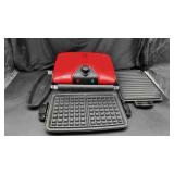 George Foreman Grill W/Extra Griddles