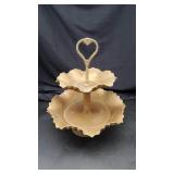 Gofus Glass 2 Tier Serving Dish.