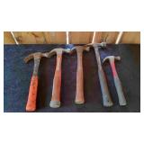 5 Claw Hammers