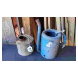 2 Railroad Oil Cans
