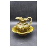 Green McCoy Pitcher & Bowl