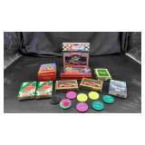 Metal Nascar Racing Tins W/Playing Cards