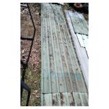 2 Pieces Of Green Tin & Misc.